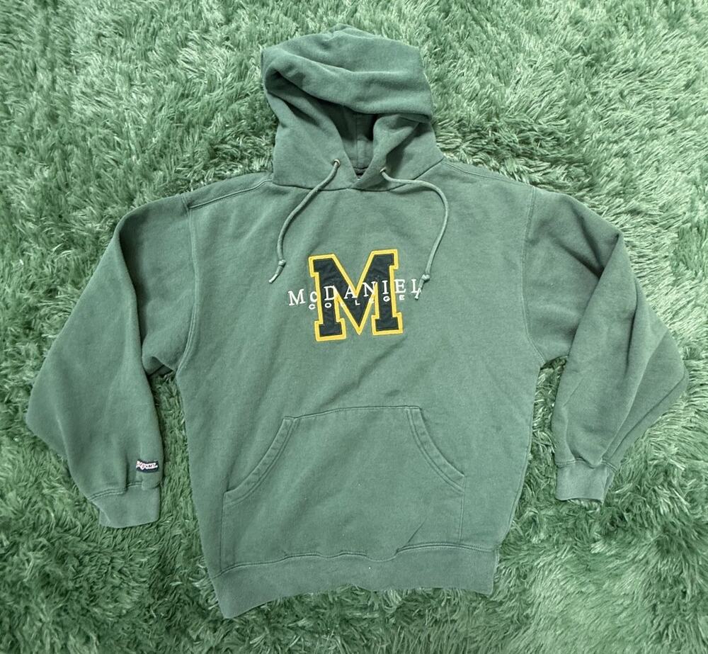 JanSport McDaniel College Hoodie Men's M Green Pullover Sweatshirt Activewear